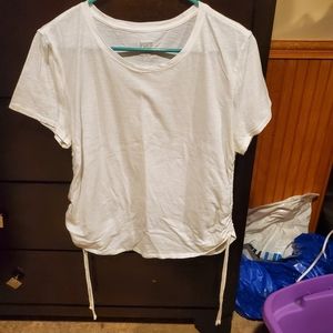 Basic white t shirt PINK